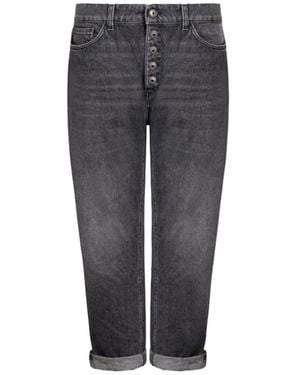 Dondup Cropped Jeans - Gris