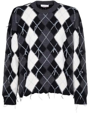 ATOMOFACTORY Pullover Rombi - Schwarz
