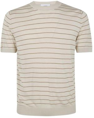 Lardini Round-Neck Knitwear - Blanco