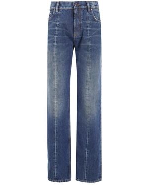 Versace Straight Jeans - Azul