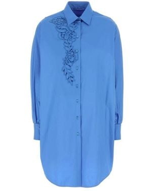 Ermanno Scervino Shirt Dresses - Blue