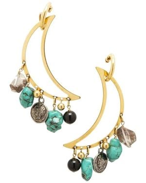 La DoubleJ Earrings - Metallic