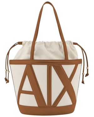 ARMANI EXCHANGE Bucket Bags - Marrón