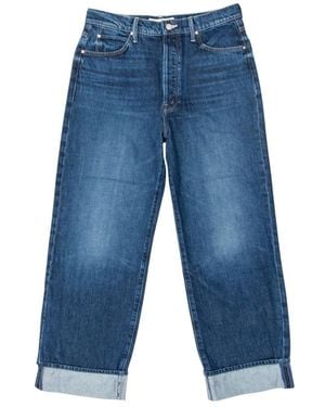 Mother Jeans ,Blauw ,Wide Jeans