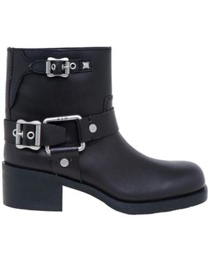 Ash Heeled Boots - Azul