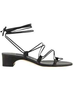 Manolo Blahnik High Heel Sandals - Noir