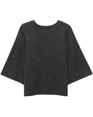 Alchemist Round-Neck Knitwear - Nero