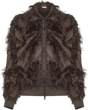 Brunello Cucinelli Bomber Jackets - Marron