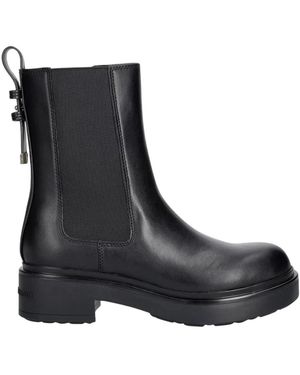 ARMANI EXCHANGE Chelsea Boots Mit Elastischen Einsätzen - Schwarz