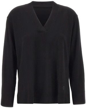 Elena Miro V-Neck Knitwear - Negro