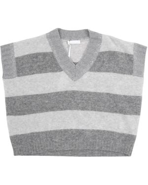 Biancalancia Round-Neck Knitwear - Grey