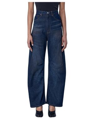 MM6 by Maison Margiela Wide Jeans - Blue