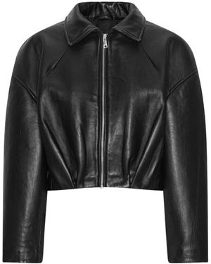 ROTATE BIRGER CHRISTENSEN Leather Jackets - Negro