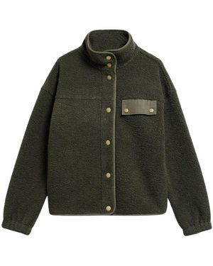 Barbour Faux Fur & Shearling Jackets - Green
