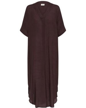 Kaffe Midi Dresses - Brown