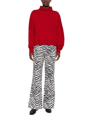 Loulou de Saison Luke Rollkragenpullover - Rot