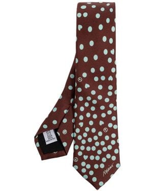 Moschino Seidenkrawatte - Braun