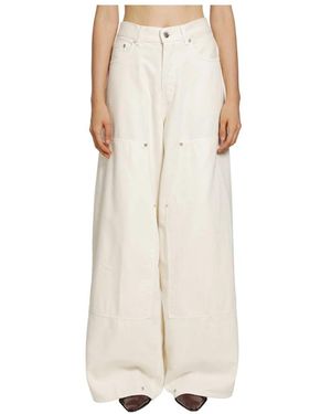 Haikure Wide Jeans - Natural