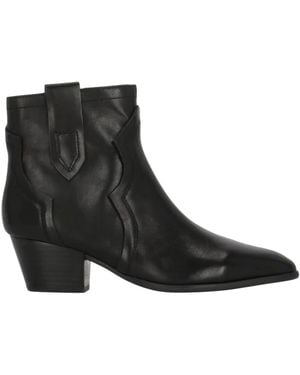 Ash Heeled Boots - Noir