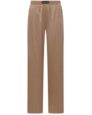 Tom Ford Straight Trousers - Bruin