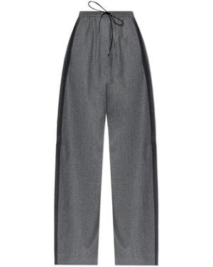 Lanvin Weite Wollhose - Grau
