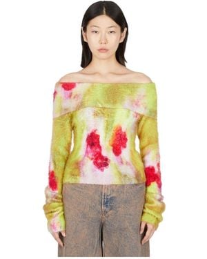 Acne Studios Gezellig Gebreide Trui Met Opgerolde Hals - Meerkleurig