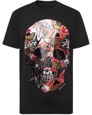 Philipp Plein Tops ,Zwart ,T-Shirts