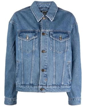 Ksubi Klare blaue logo-jacke