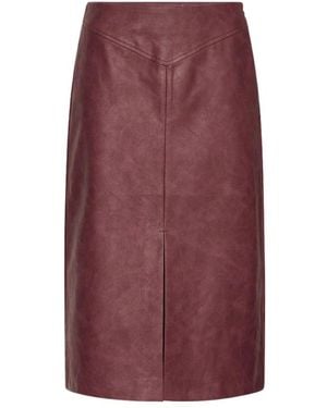 Ichi Leather Skirts - Viola