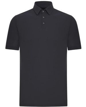 Zanone Polo Shirts - Black