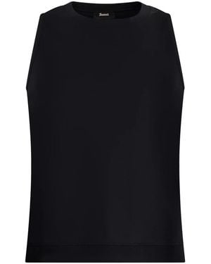 Laminar Sleeveless Tops - Black