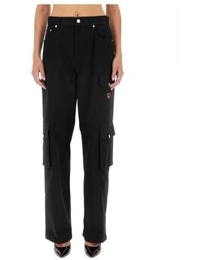 Moschino Straight Trousers - Black