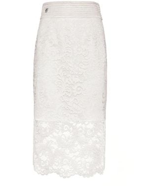 Philipp Plein Midi Skirts - Blanco
