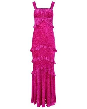 Saloni Maxi Dresses - Pink