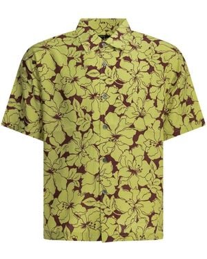 Stussy Short Sleeve Shirts - Green
