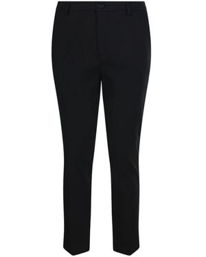 Department 5 Straight Trousers - Black