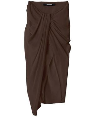Jacquemus Midi Skirts - Brown