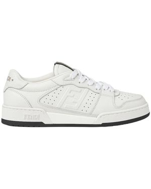 Fendi Schoenen ,Wit ,Leer Match Sneakers
