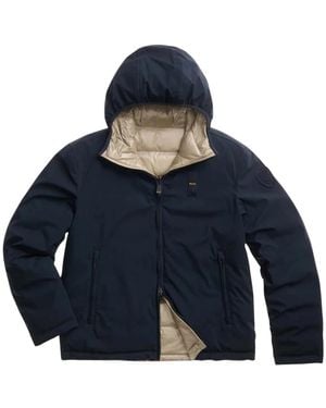 Blauer Ballard Wendbare Daunenjacke - Blau