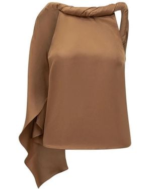 Loulou de Saison Sleeveless Tops - Brown