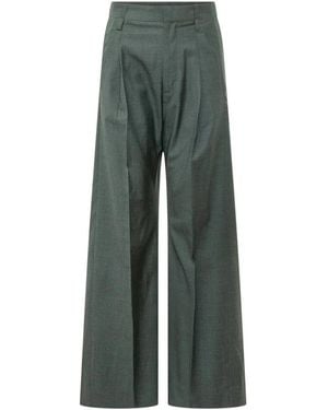 Victoria Beckham Wide Trousers - Green
