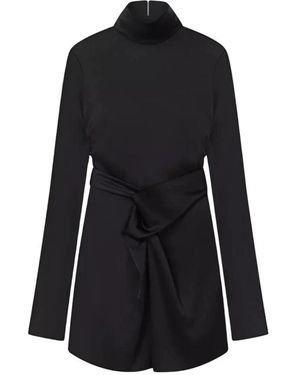 Nanushka Short Dresses - Black