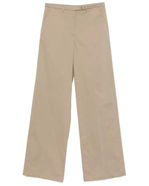 Emporio Armani Wide Trousers - Natural