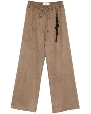 Song For The Mute Straight Trousers - Marrone