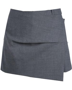 Ottod'Ame Effen Minirok - Grijs