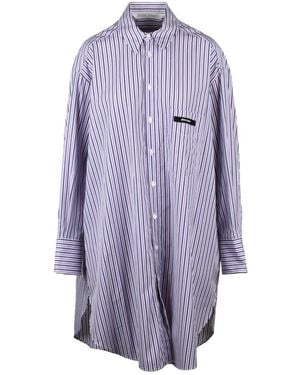 Palm Angels Shirt Dresses - Purple