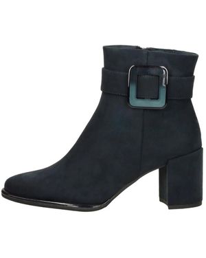 Marco Tozzi Schoenen ,Blauw ,Enkellaarsjes Hak - Zwart