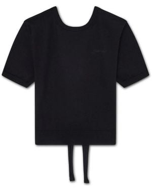 Ganni T-Shirts - Negro