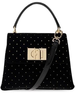 Furla Tassen ,Zwart ,Leer 1927 Top Handle Mini
