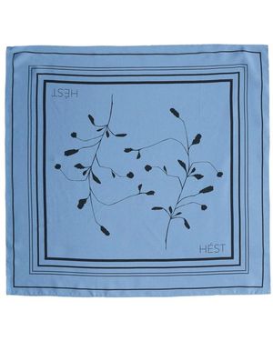 Hèst Silky Scarves - Blue